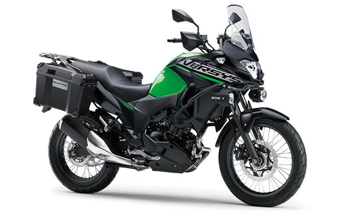 VERSYS-X 300 TOURER - Candy Lime Green / Metallic Flat Spark Black